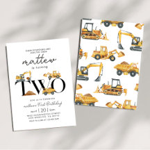 Bouw Dump Truck Party Boy Verjaardag