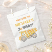 Bouw Dump Truck Party Favor Bag Bedankzakje (Geknipt)