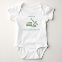 Bouw Dump Truck Soft Green Blue Boy Name