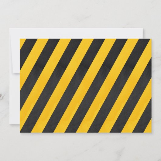 Bouw, Dump Truck Verjaardag Kaart (Achterkant)