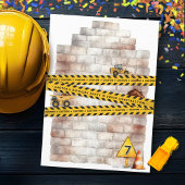 Bouw Dump Trucks 7e Jongen Verjaardagsfeest Kaart