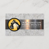 Bouw Earth Mover | Betonstaal Visitekaartje (Voorkant)