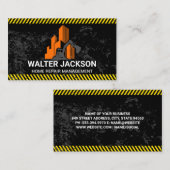 Bouw Earth Mover | Gebouwen Visitekaartje (Voorkant / Achterkant)