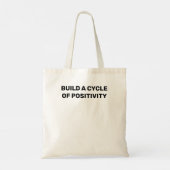 Bouw een cyclus van positiviteit Spelers Tote Bag (Achterkant)