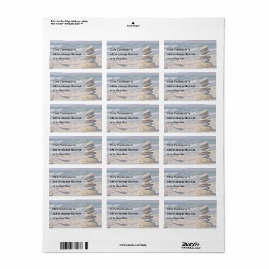 Bouw een droom etiket (Full Sheet)