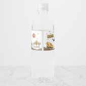 Bouw een Laatste met Bouwde Partij Waterfles Etiket (Achterkant)