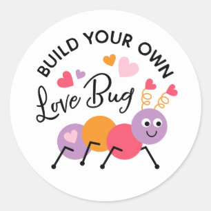 Bouw een Love Bug Playdough Valentijn Label