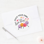 Bouw een Love Bug Playdough Valentijn Label (Envelop)