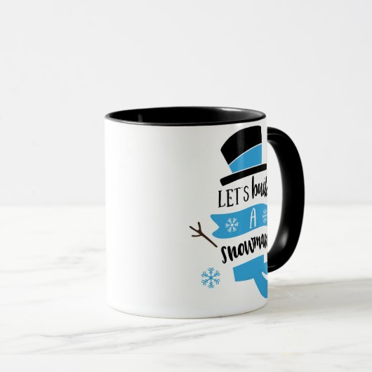 BOUW EEN SNEEUWPOP MOK (Voorkant rechts)