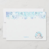 Bouw een Snowman uitnodiging (Achterkant)