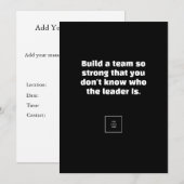 Bouw een team kaart (Voorkant / Achterkant)