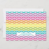 Bouw een uitnodiging van de Birthday Party van het (Achterkant)