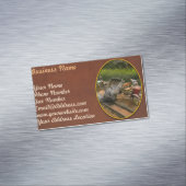 Bouw - Eenvoudig met dumping in 1925 Visitekaartje Magneet (Voorbeeld)