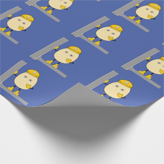 Bouw eierkop cadeaupapier (Hoek)