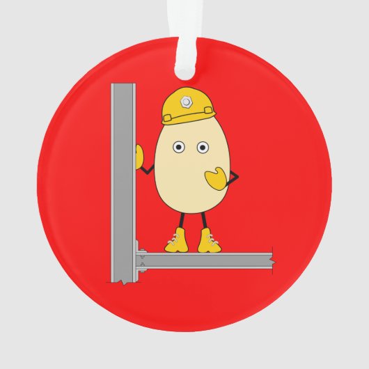 Bouw eierkop ornament (achterkant)