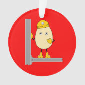 Bouw eierkop ornament (voorkant)