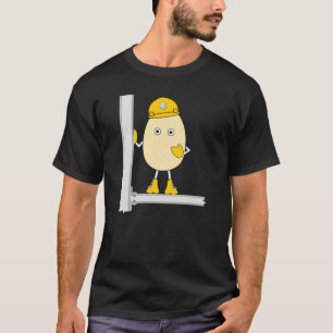 Bouw eierkop t-shirt