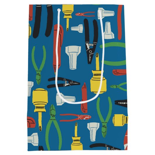 Bouw Elektrisch gereedschap Medium Cadeauzakje (Achterkant)