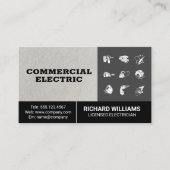 Bouw Elektrisch Gereedschap Visitekaartje (Voorkant)