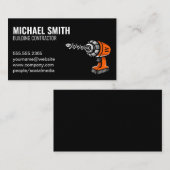 Bouw elektrische aandrijving visitekaartje (Voorkant / Achterkant)