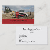 Bouw en aannemer visitekaartje (Voorkant / Achterkant)