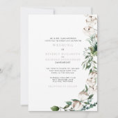 Bouw en katoen Moderne bruiloft Kaart (Voorkant)