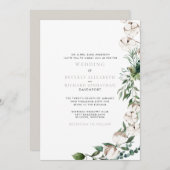 Bouw en katoen Moderne bruiloft Kaart (Voorkant / Achterkant)