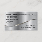 Bouw en metaalrecycling Visitekaartje (Voorkant)