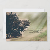 Bouw en uitnodiging over rivierlandelijke straat (Achterkant)