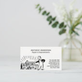 Bouw en verbetering van woningen visitekaartje (Staand voorkant)