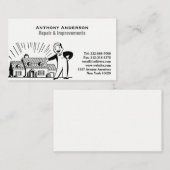 Bouw en verbetering van woningen visitekaartje (Voorkant / Achterkant)