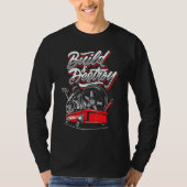 Bouw en vernietiging Draag in het slijpstuk T-shirt (Voorkant)