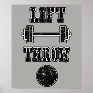 Bouw- en voetspuitfles poster