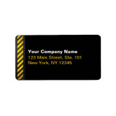 Bouw Etiket (Voorkant)