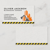 Bouw | Excavator | Bouw Visitekaartje (Voorkant / Achterkant)