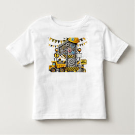 Bouw feestje 1e verjaardag kinder shirts