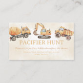 Bouw Fopspeen Hunt Game Informatiekaartje (Voorkant)