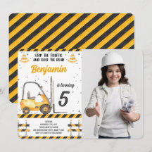 Bouw Foto Uitnodiging