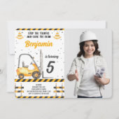 Bouw Foto Uitnodiging (Voorkant)