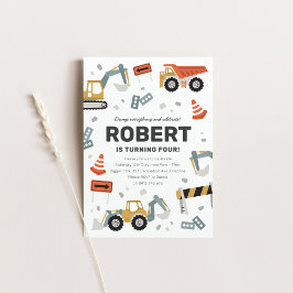 Bouw Gedempte Boho Verjaardagsfeestuitnodiging Kaart