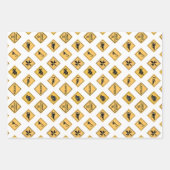 Bouw Gele Jongens Dump Truck Verjaardag Inpakpapier Vel (Voorkant 3)