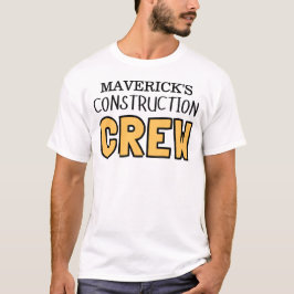 Bouw Gele Jongens Dump Truck Verjaardag T-shirt