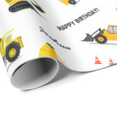 Bouw Gelukkige Verjaardag Aangepaste Naam Om het e Cadeaupapier (Rol Hoek)