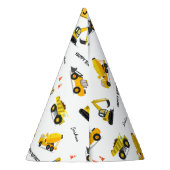 Bouw Gelukkige Verjaardag Aangepaste Naam Om het e Feesthoedjes (Achterkant)