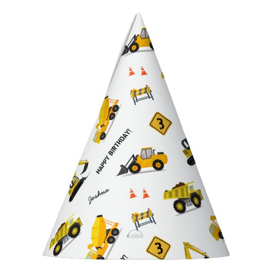 Bouw Gelukkige Verjaardag Aangepaste Naam Om het e Feesthoedjes (Links)