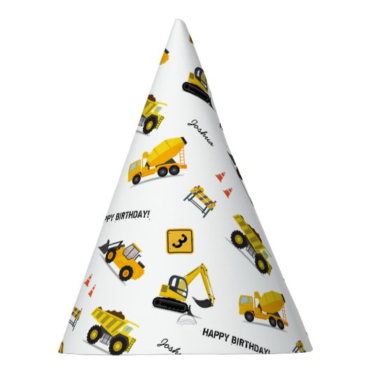 Bouw Gelukkige Verjaardag Aangepaste Naam Om het e Feesthoedjes (Rechts)