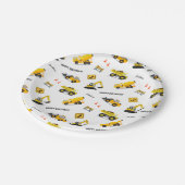 Bouw Gelukkige Verjaardag Aangepaste Naam Om het e Papieren Bordje (Gekanteld)