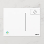 Bouw Graafmachine Digger Dank u briefkaart (Achterkant)