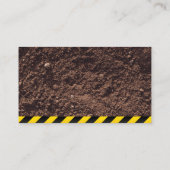 Bouw | Graafmachine | Vastgoedontwikkeling Visitekaartje (Achterkant)