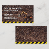 Bouw | Graafmachine | Vastgoedontwikkeling Visitekaartje (Voorkant / Achterkant)